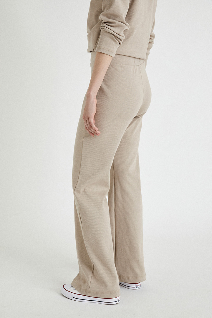 pantalón rib algodón orgánico