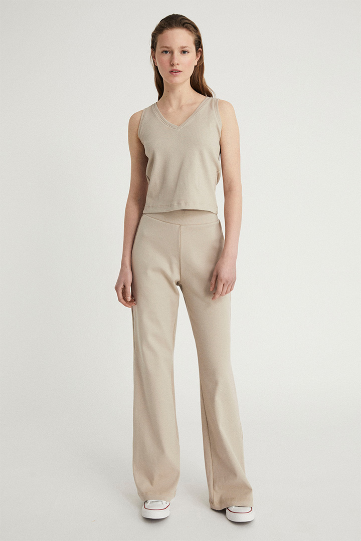 Top rib algodón orgánico