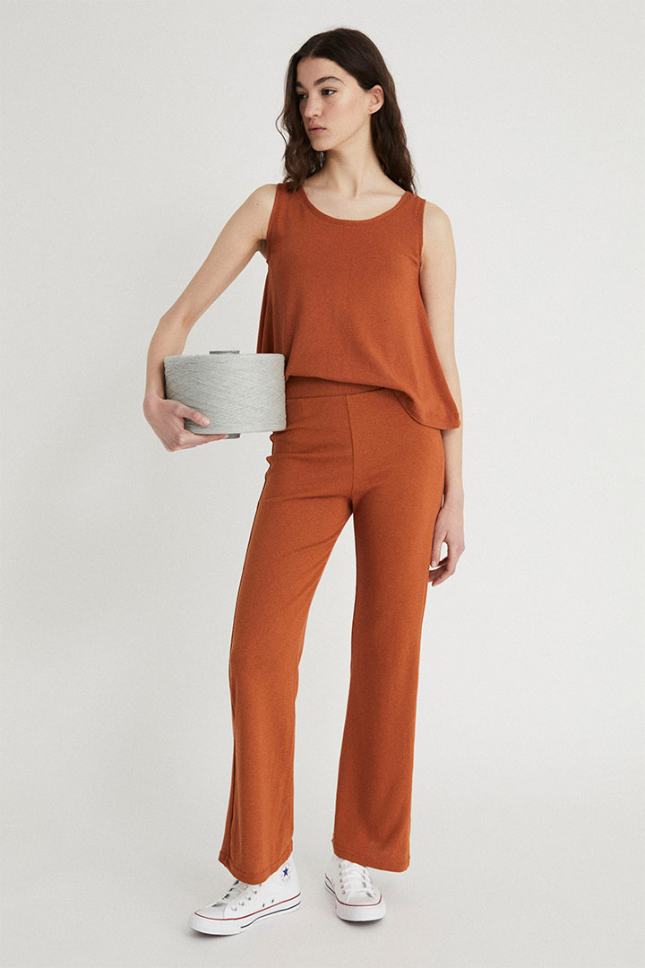 pantalon punto circular