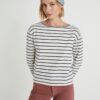 Striped boat neck t-shirt - Infinit Denim